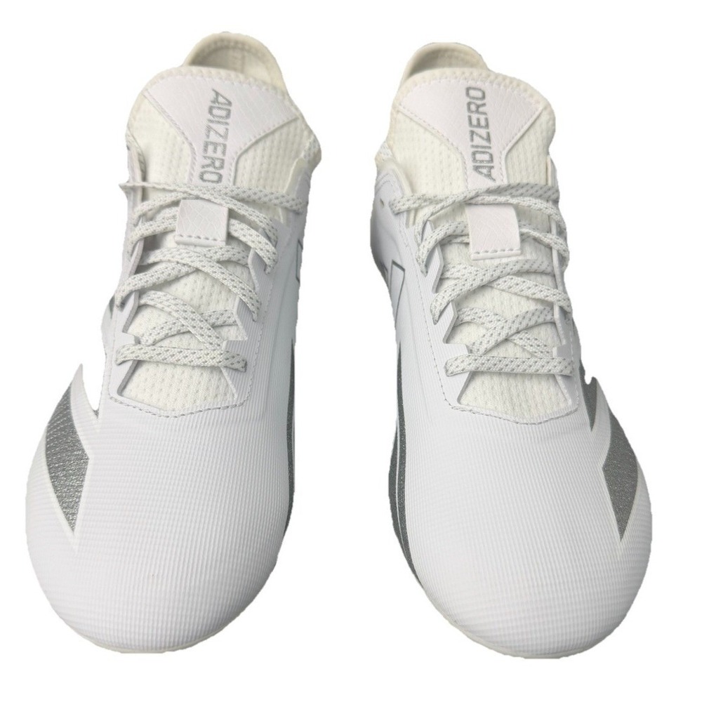 Adidas Men's Adizero Electric.1 Football Soccer Cleats  Size 10 White Silver New